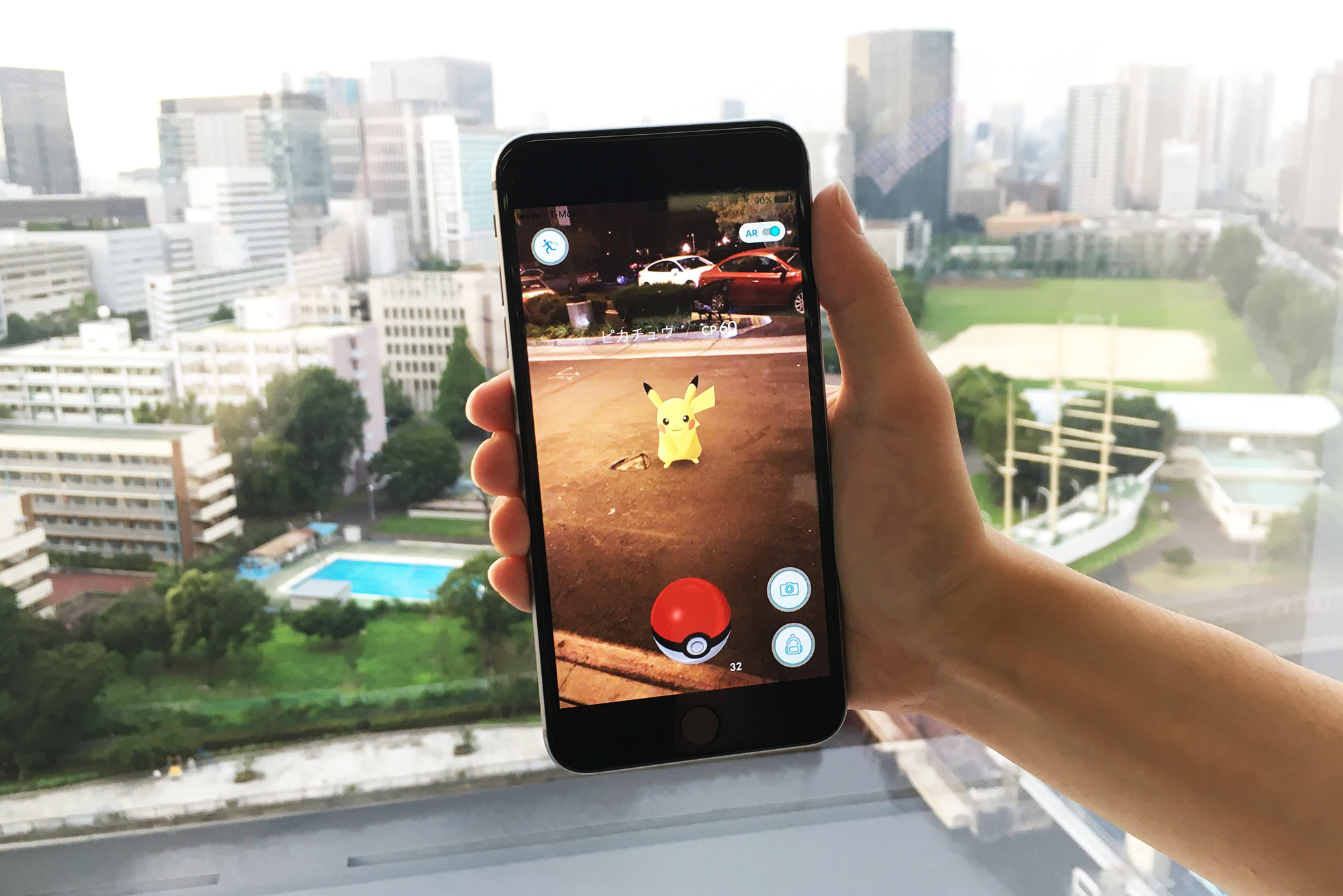 スマホ Arで街中にピカチュウが アメリカで社会現象の ポケモンgo って何 Portfolio By Amanaimages ポートフォリオ